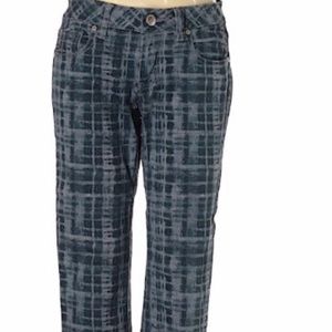 cAb printed jeans size 0